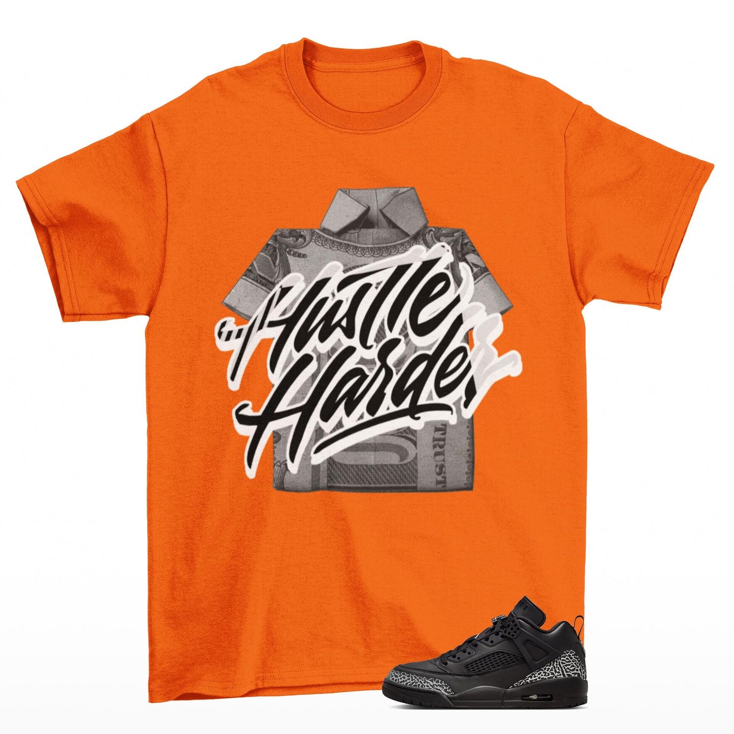 Hustle Harder Money AJ 4 Matching Shirt