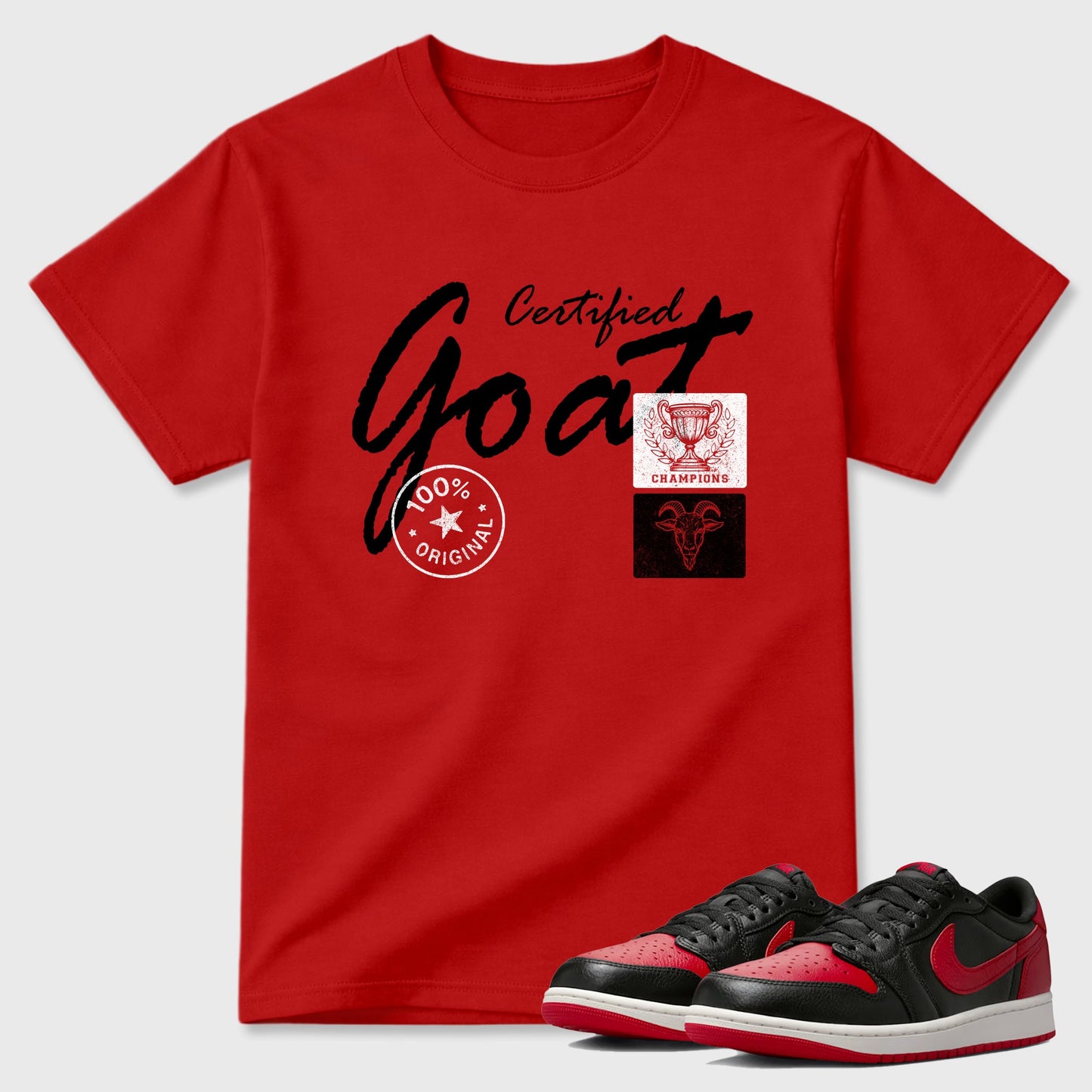 Certified Goat Sneaker Tees - Air Jordan 1 Banned