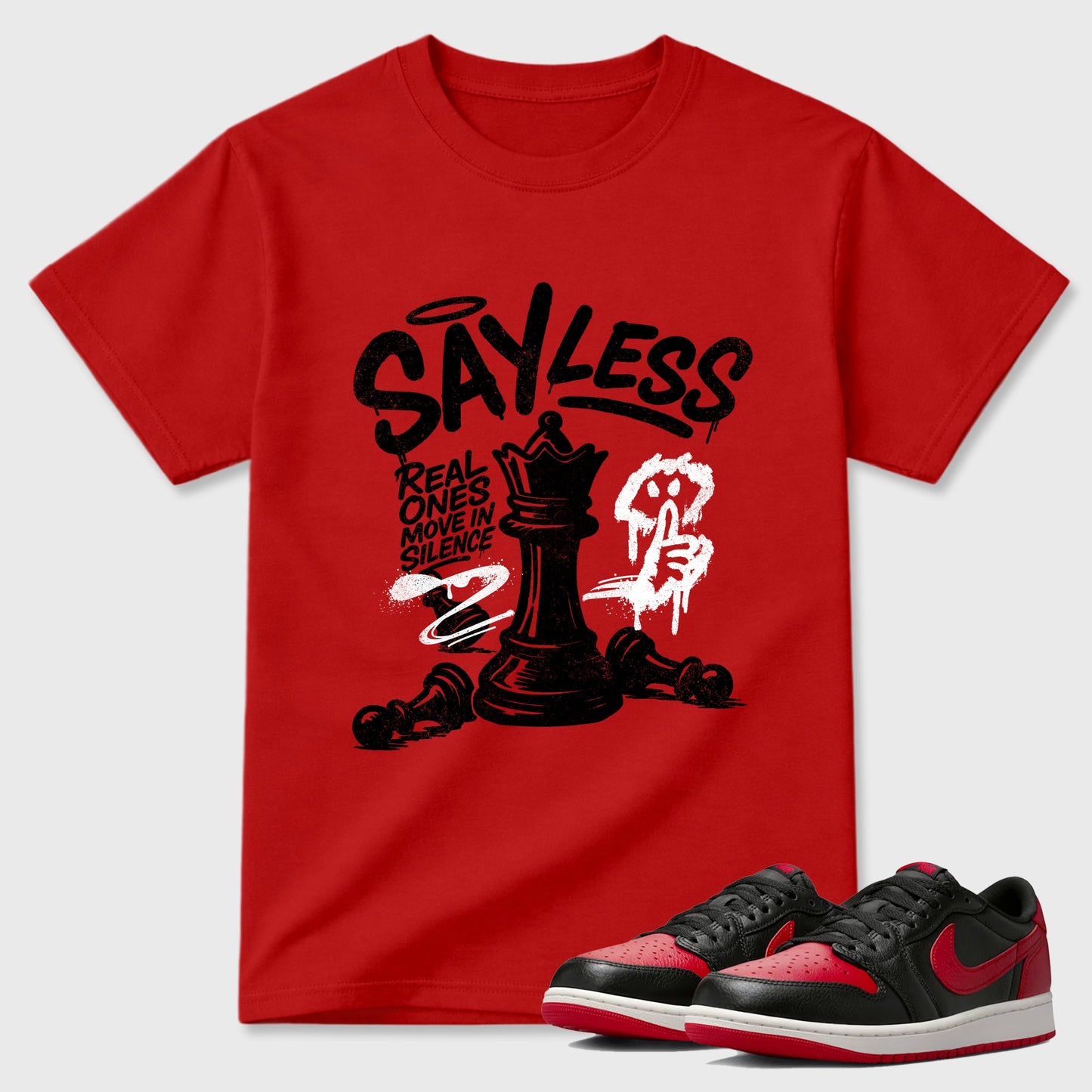 Say Less Sneaker Tees - Air Jordan 1 Banned