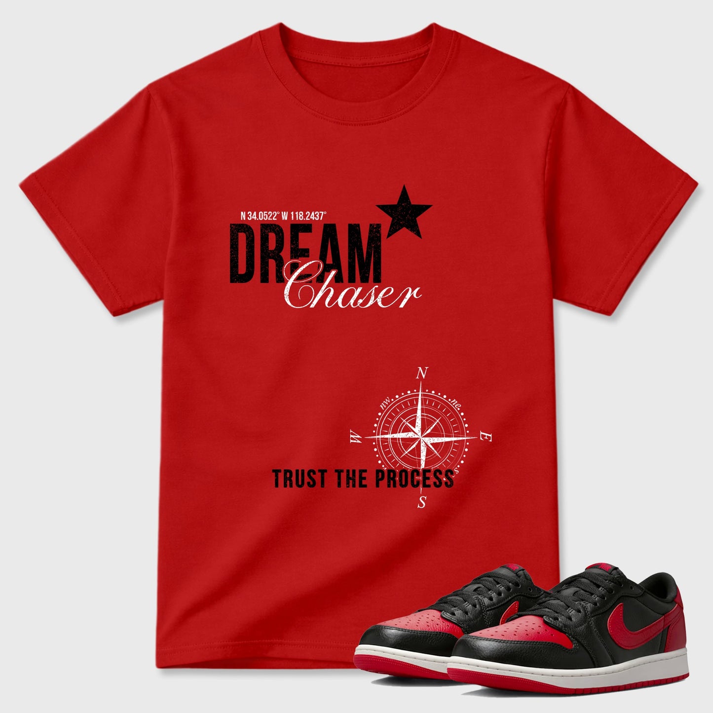 Dream Chaser Sneaker Tees - Air Jordan 1 Banned