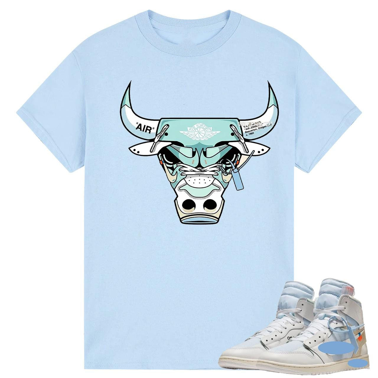 BULL T Shirt To Match AJ 1 Alaska 1 Tee Shirt