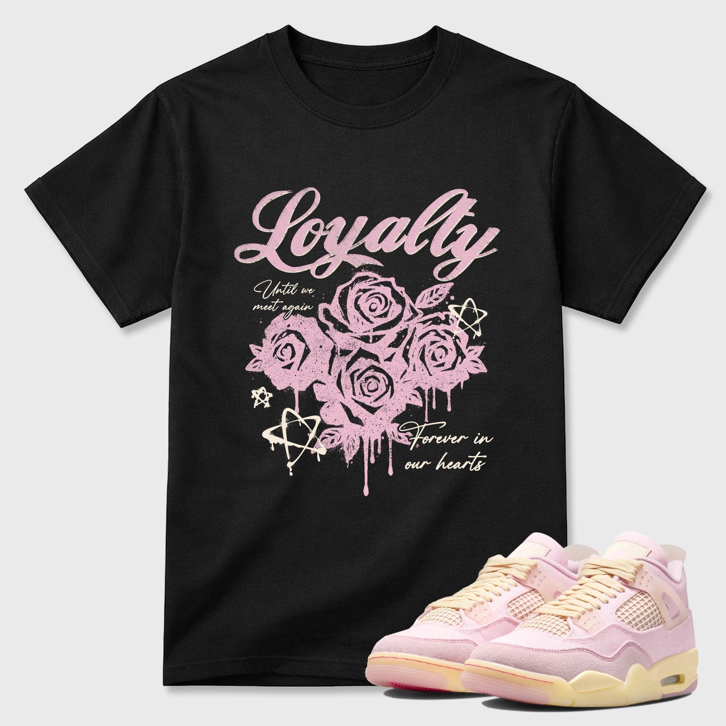 Loyalty  Sneaker Tees - Air Jordan 4 Iced Carmine
