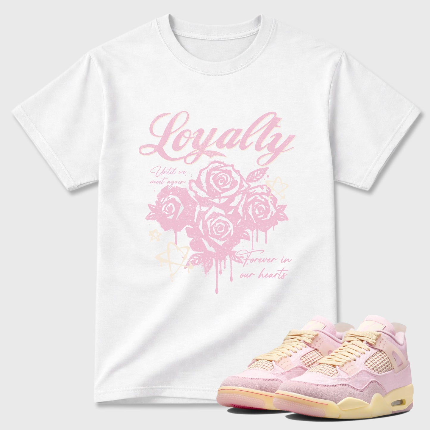 Loyalty  Sneaker Tees - Air Jordan 4 Iced Carmine