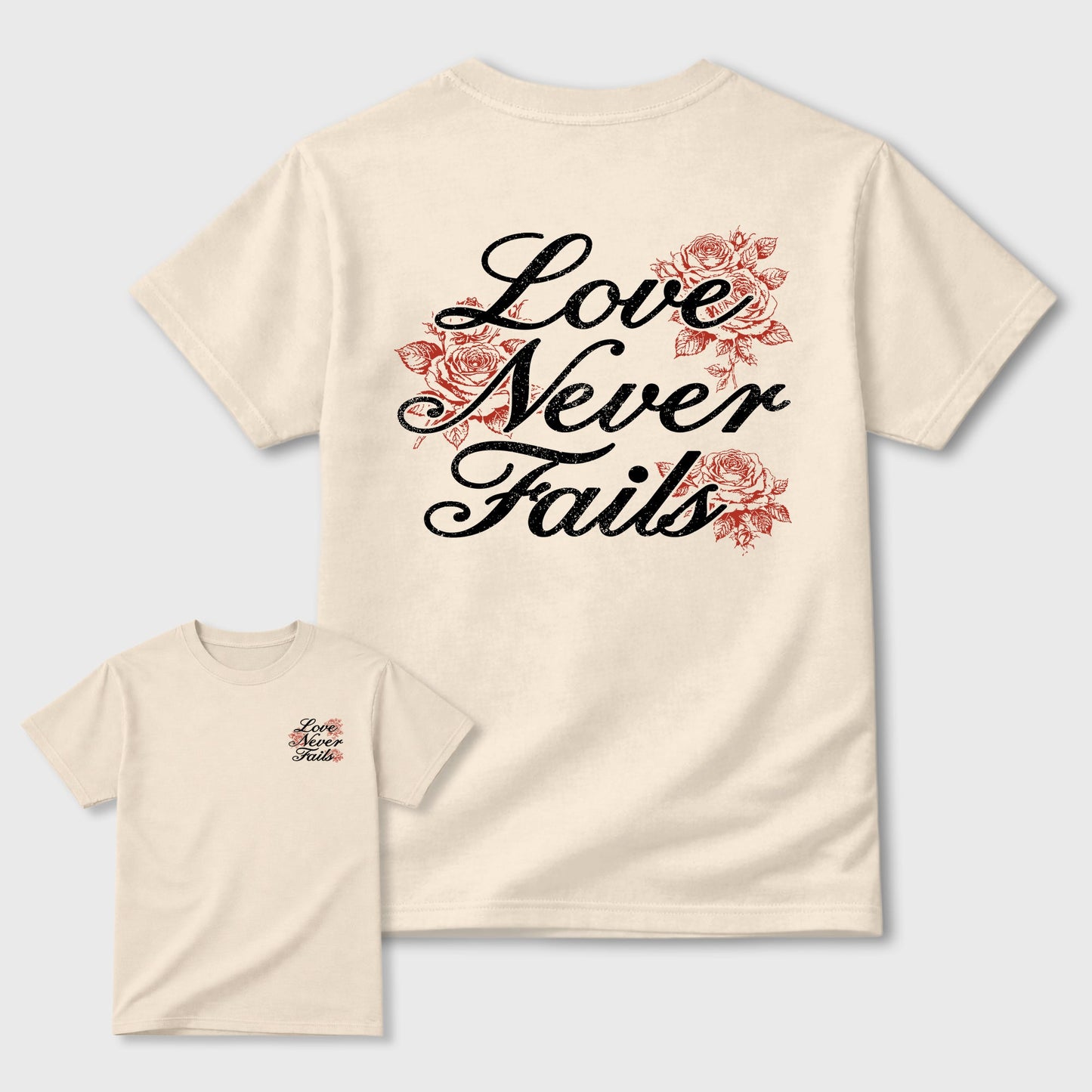 Love Never Fails Sneaker Tees - Air Jordan 4 Brick After Brick