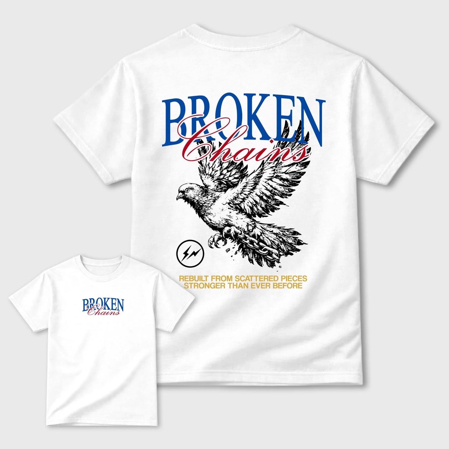Broken Chains RUNIX Sneaker Tees - Air Jordan 1 Union x Fragment