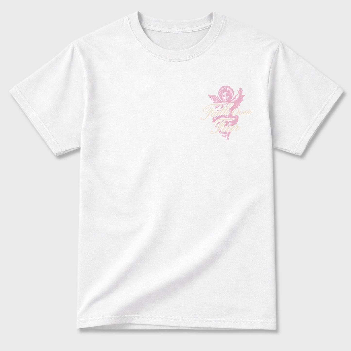 Faith Over Fear Sneaker Tees - Air Jordan 4 Iced Carmine