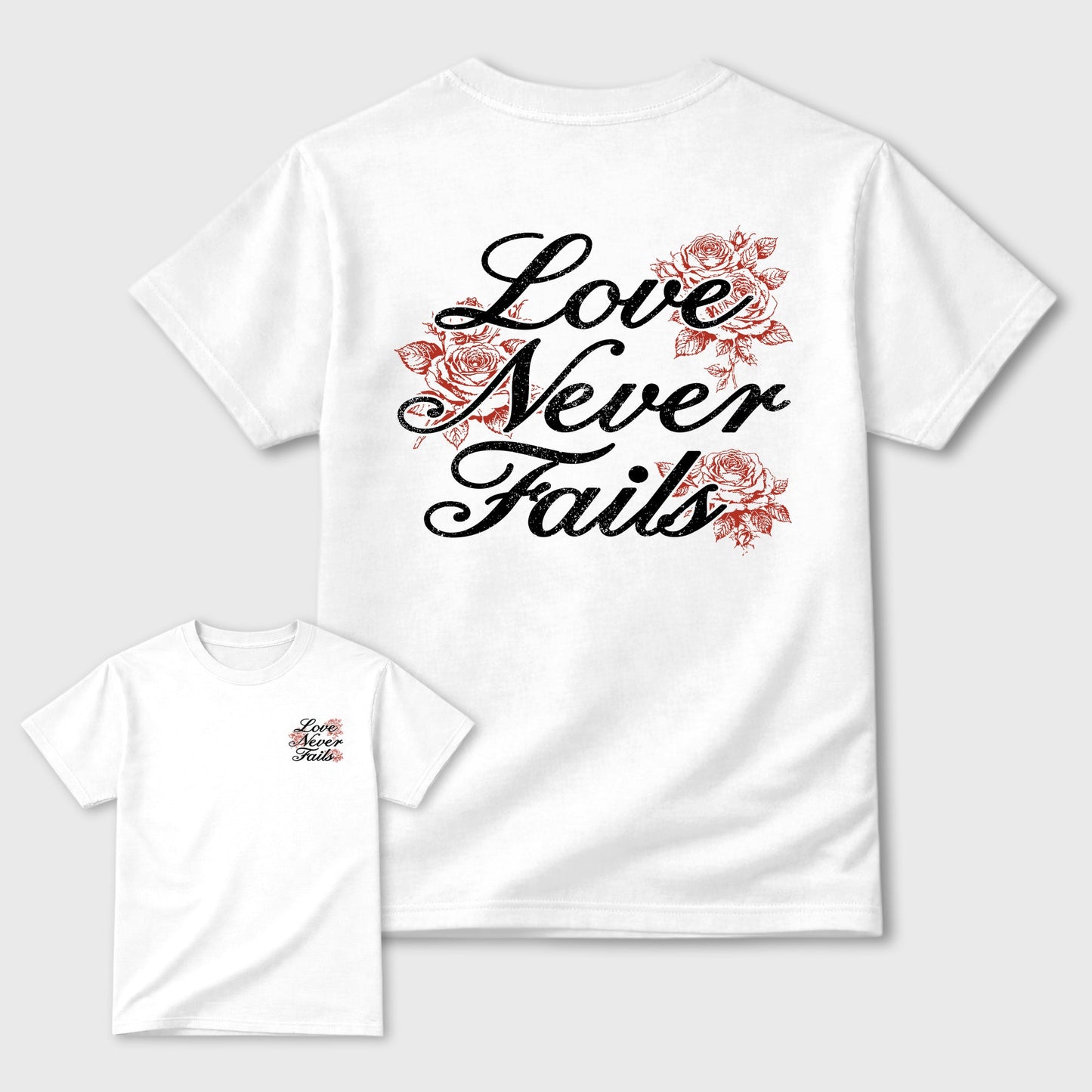 Love Never Fails Sneaker Tees - Air Jordan 4 Brick After Brick