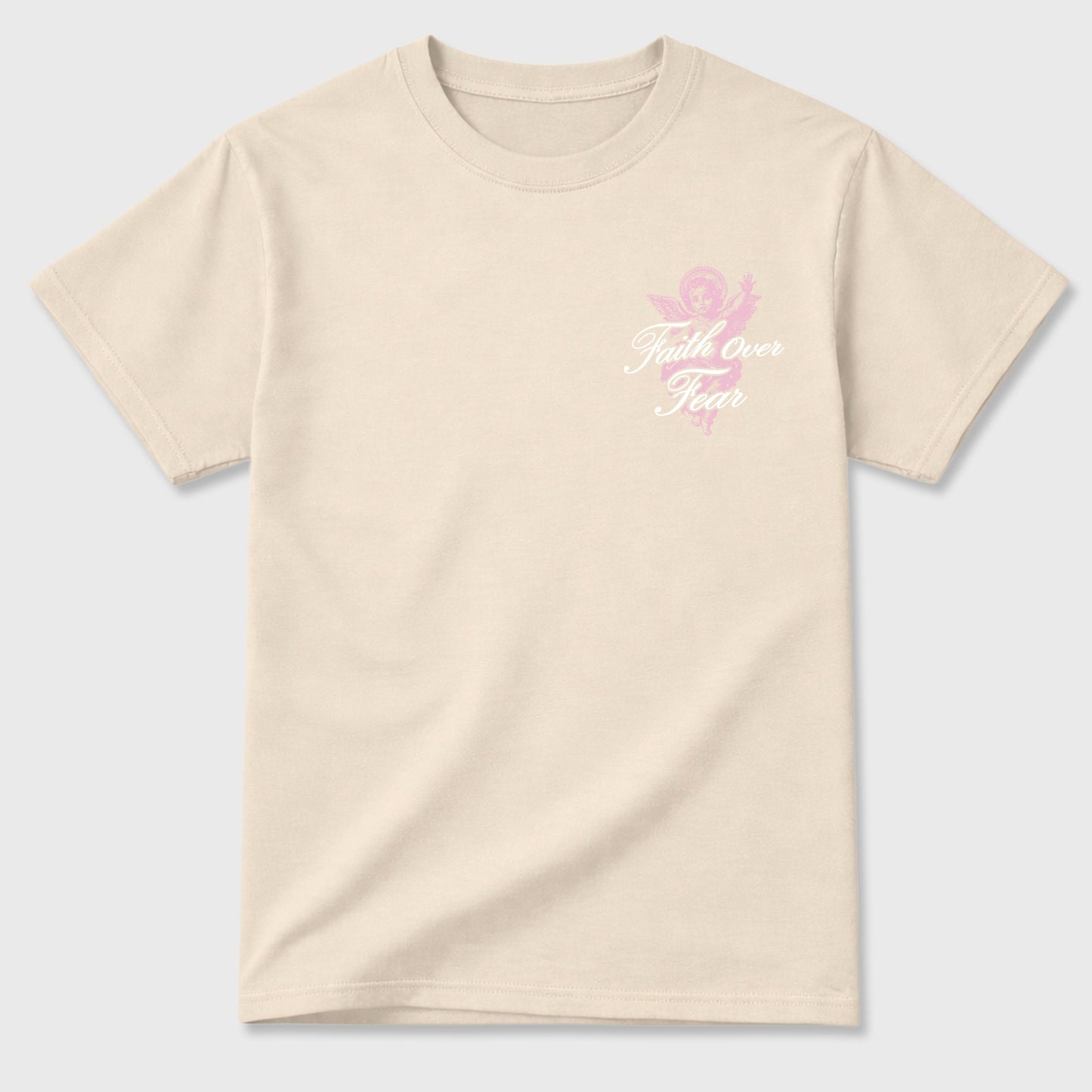 Faith Over Fear Sneaker Tees - Air Jordan 4 Iced Carmine