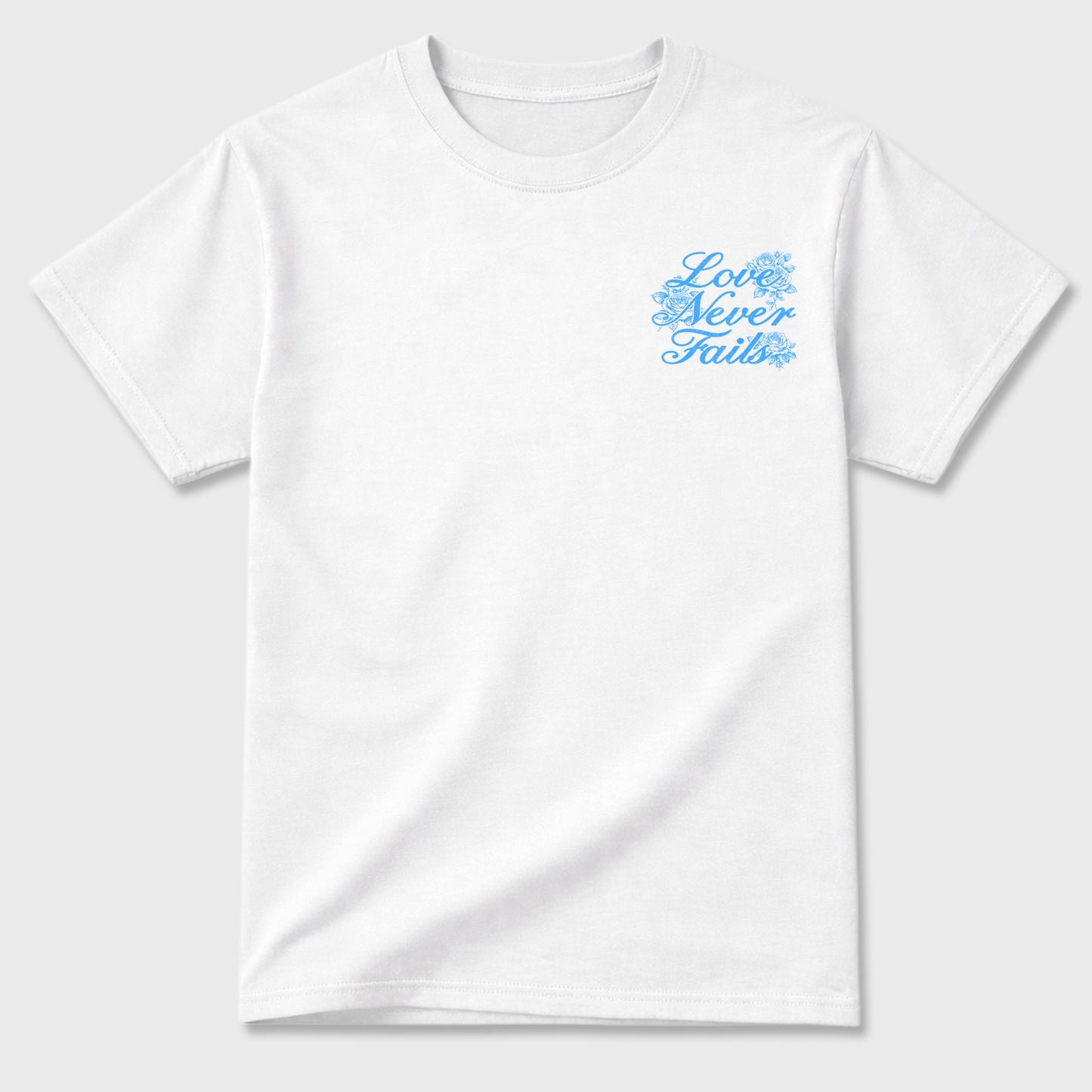 Love Never Fails Sneaker Tees - Air Jordan 11 University Blue