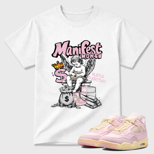 Manifest Money  Sneaker Tees - Air Jordan 4 Iced Carmine