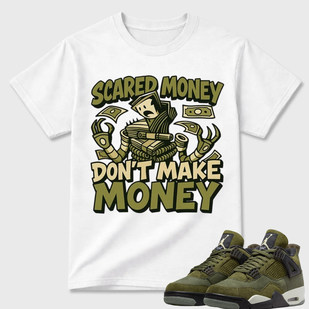 Jordan 3 Family Affair Olive Sneaker Mactching T Shirt