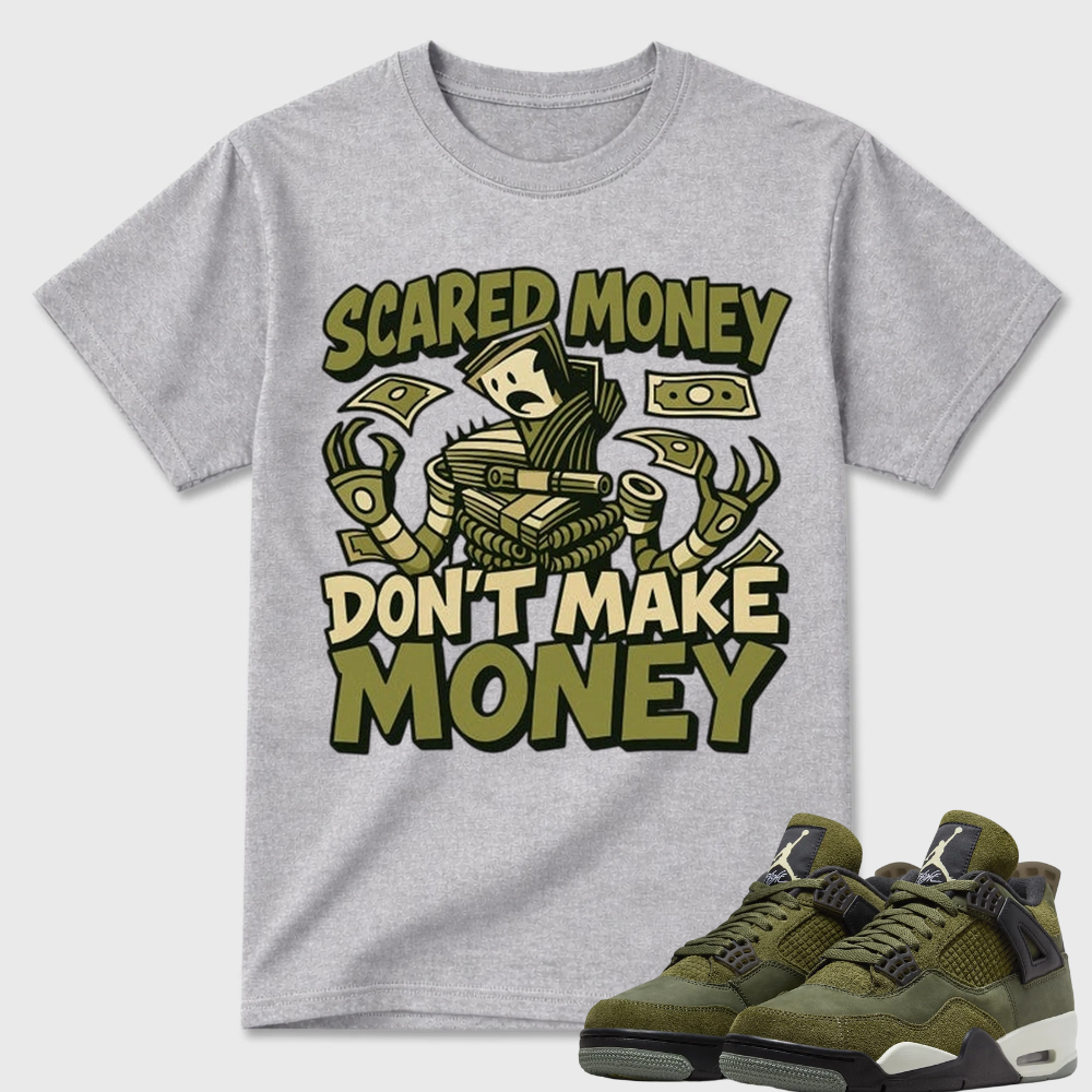 Jordan 3 Family Affair Olive Sneaker Mactching T Shirt