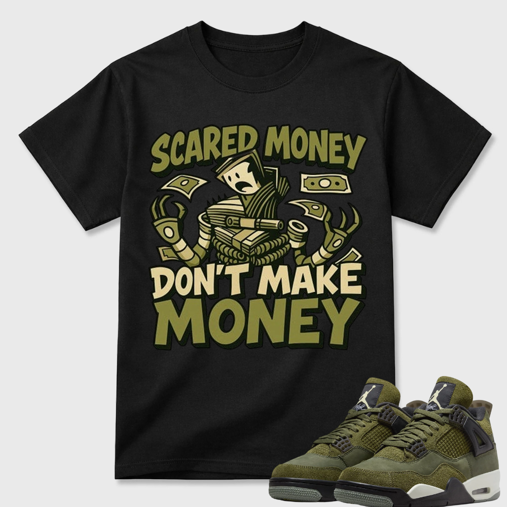 Jordan 3 Family Affair Olive Sneaker Mactching T Shirt