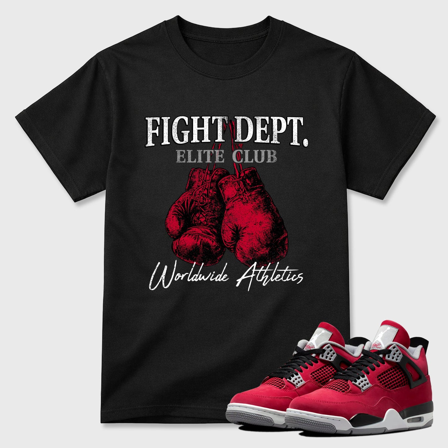 Fight Dept  Sneaker Tees - Air Jordan 4 Toro Bravo