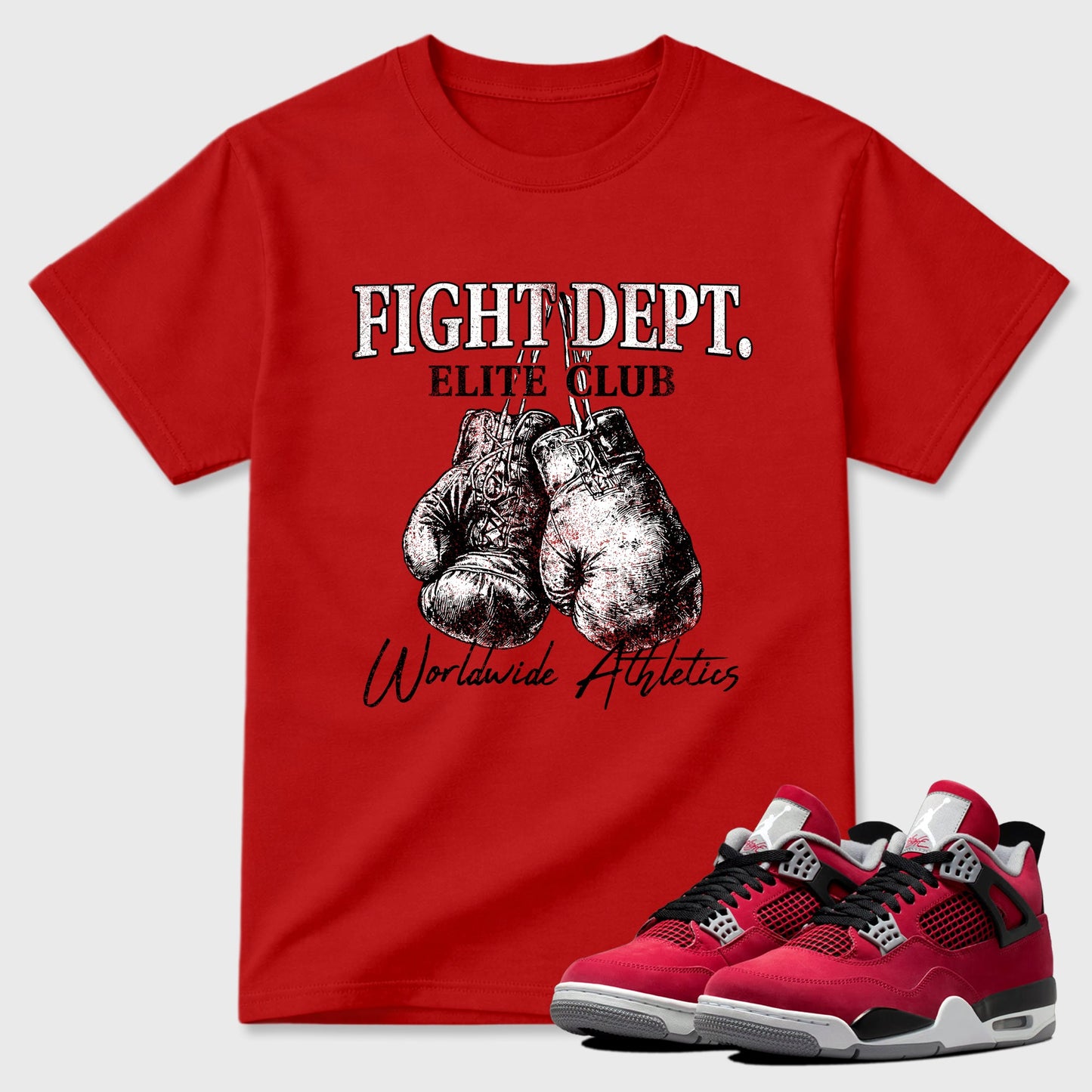 Fight Dept  Sneaker Tees - Air Jordan 4 Toro Bravo