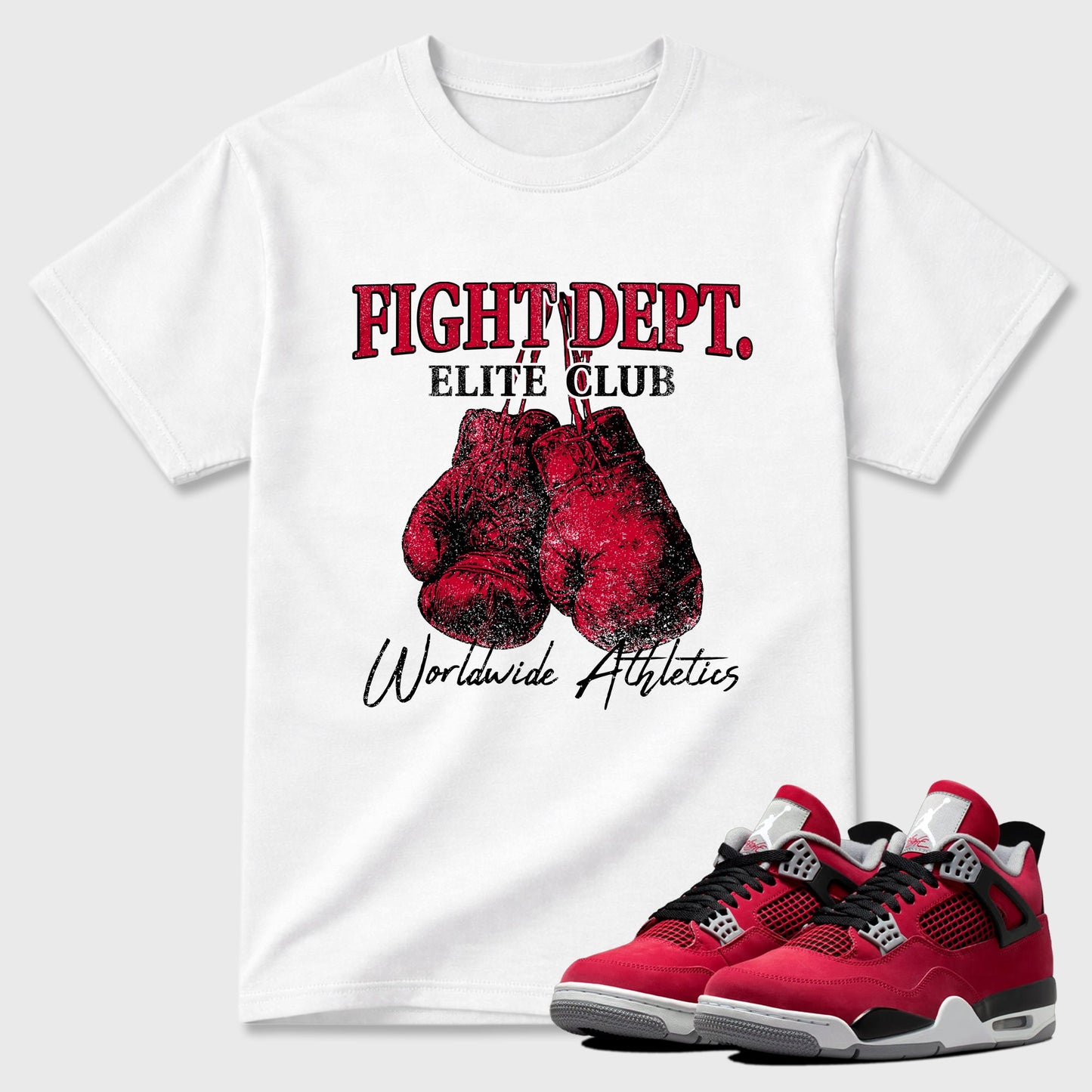 Fight Dept  Sneaker Tees - Air Jordan 4 Toro Bravo