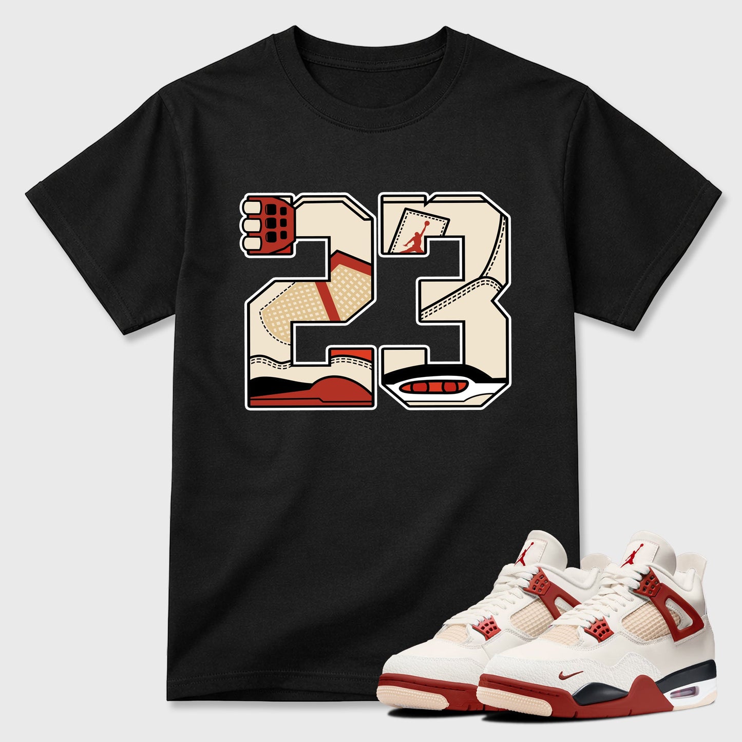 23 Sneaker Tees - Air Jordan 4 Brick After Brick