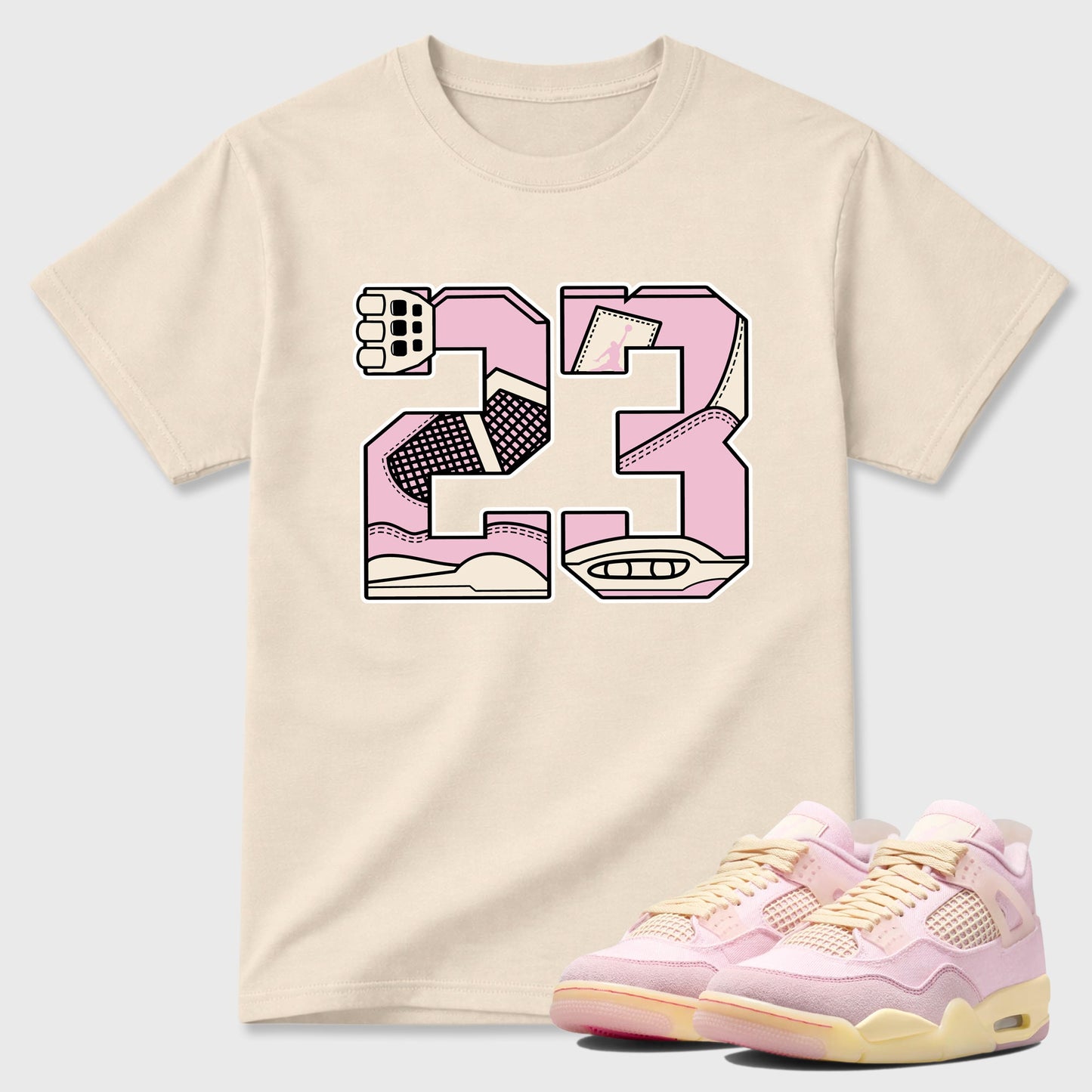23  Sneaker Tees - Air Jordan 4 Iced Carmine