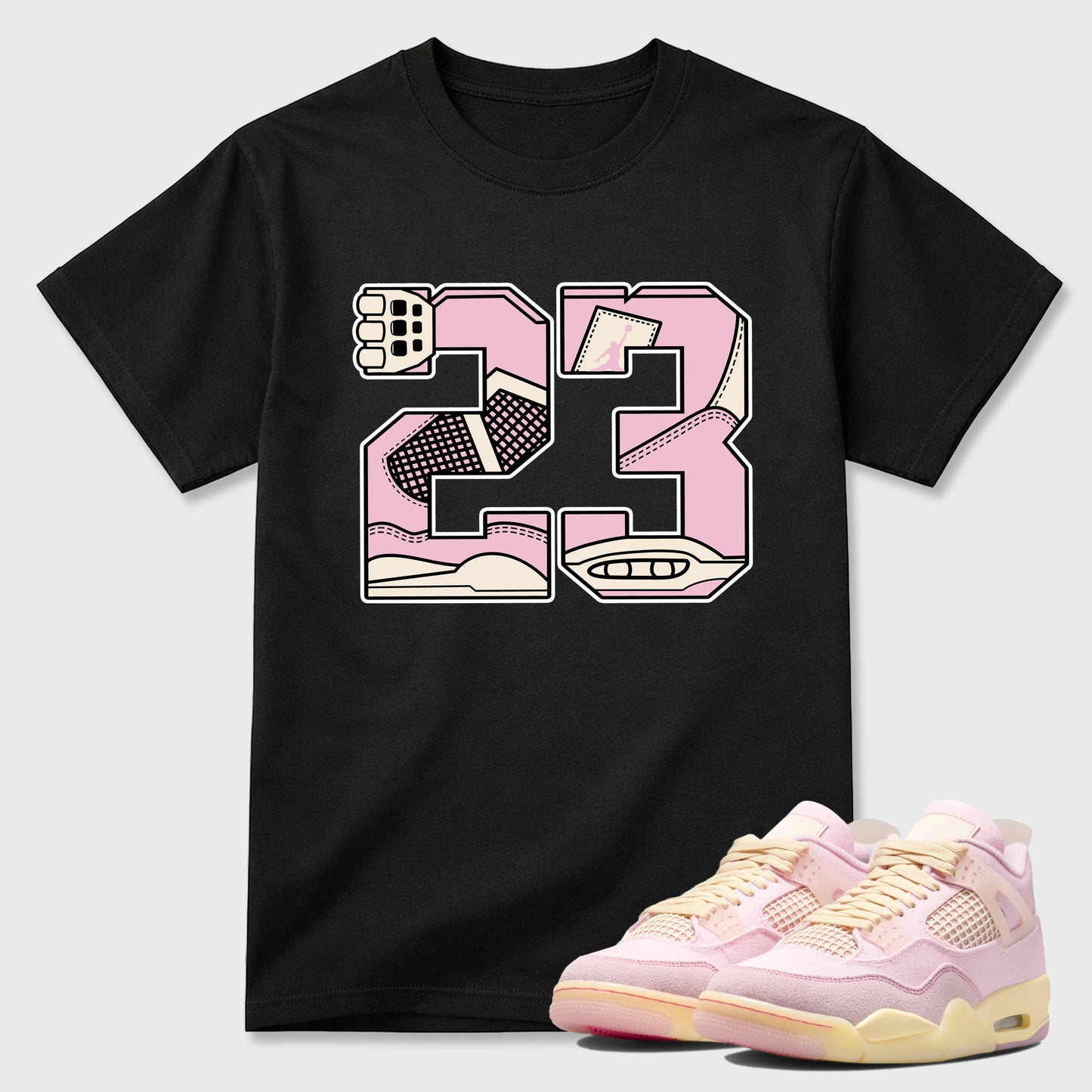 23  Sneaker Tees - Air Jordan 4 Iced Carmine