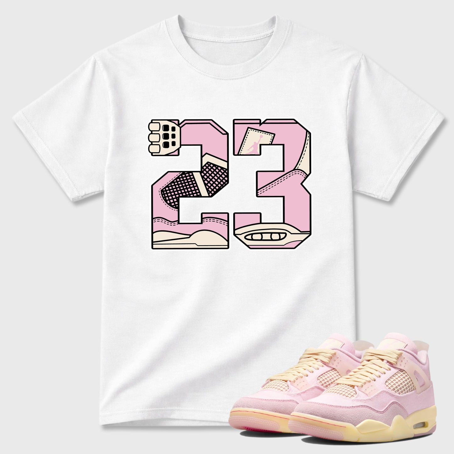 23  Sneaker Tees - Air Jordan 4 Iced Carmine