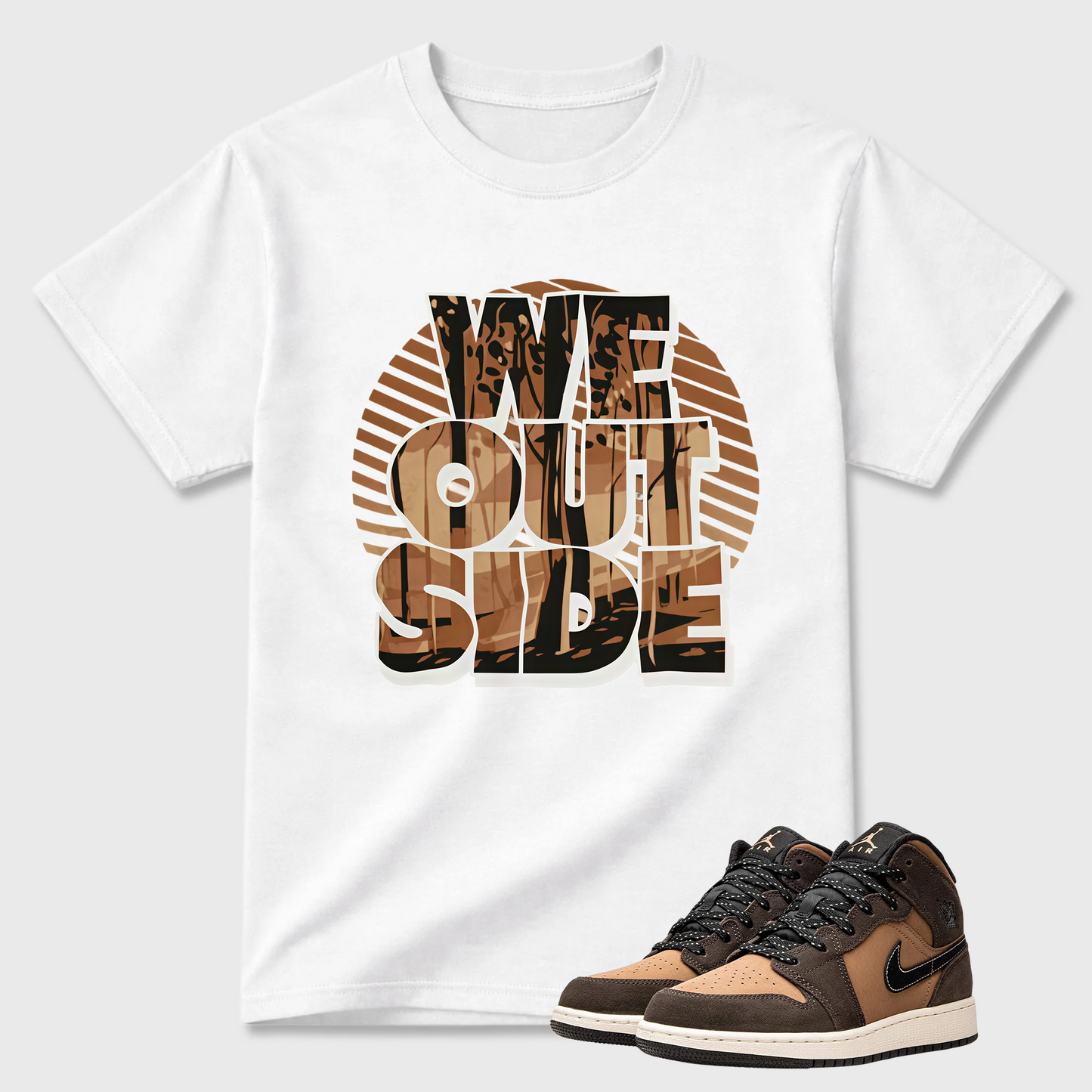 1s Dark Chocolate Shirt, AJ 1 Dark Chocolate Match Tee