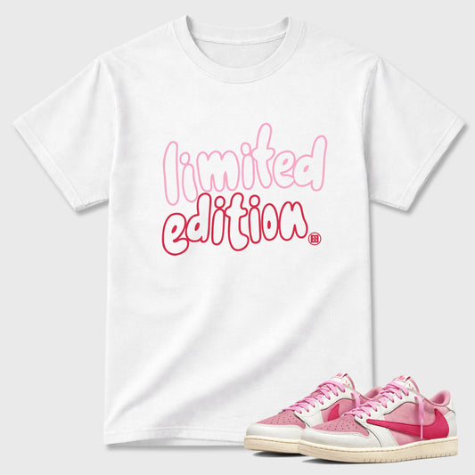 Limited Edition  Sneaker Tees - Air Jordan 1 Travis Scott Tropical Pink
