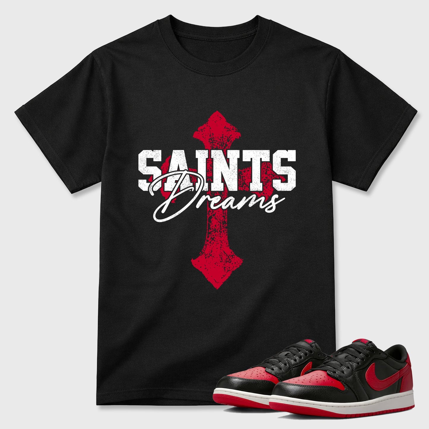 Saints Dreams  Sneaker Tees - Air Jordan 1 Banned