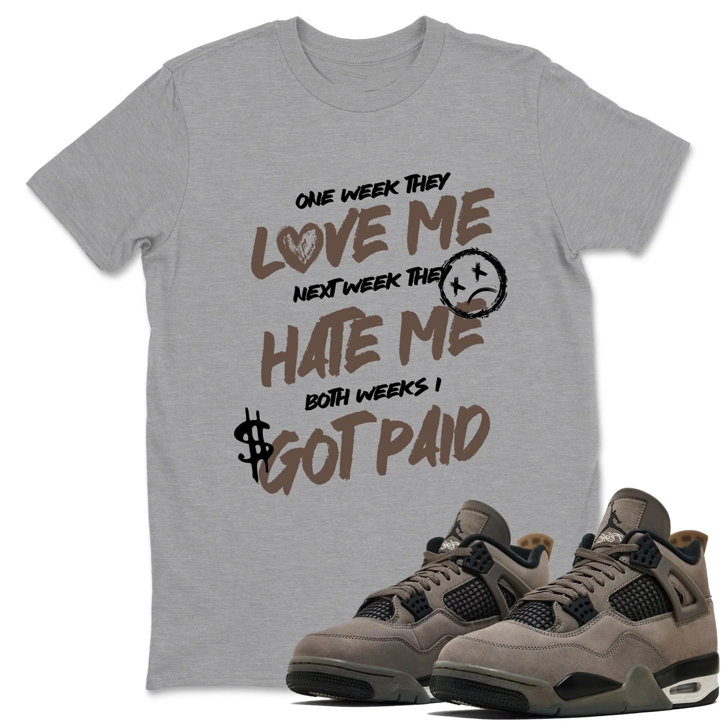 I Got Paid Sneaker Tees - Air Jordan 4 Cave Stone