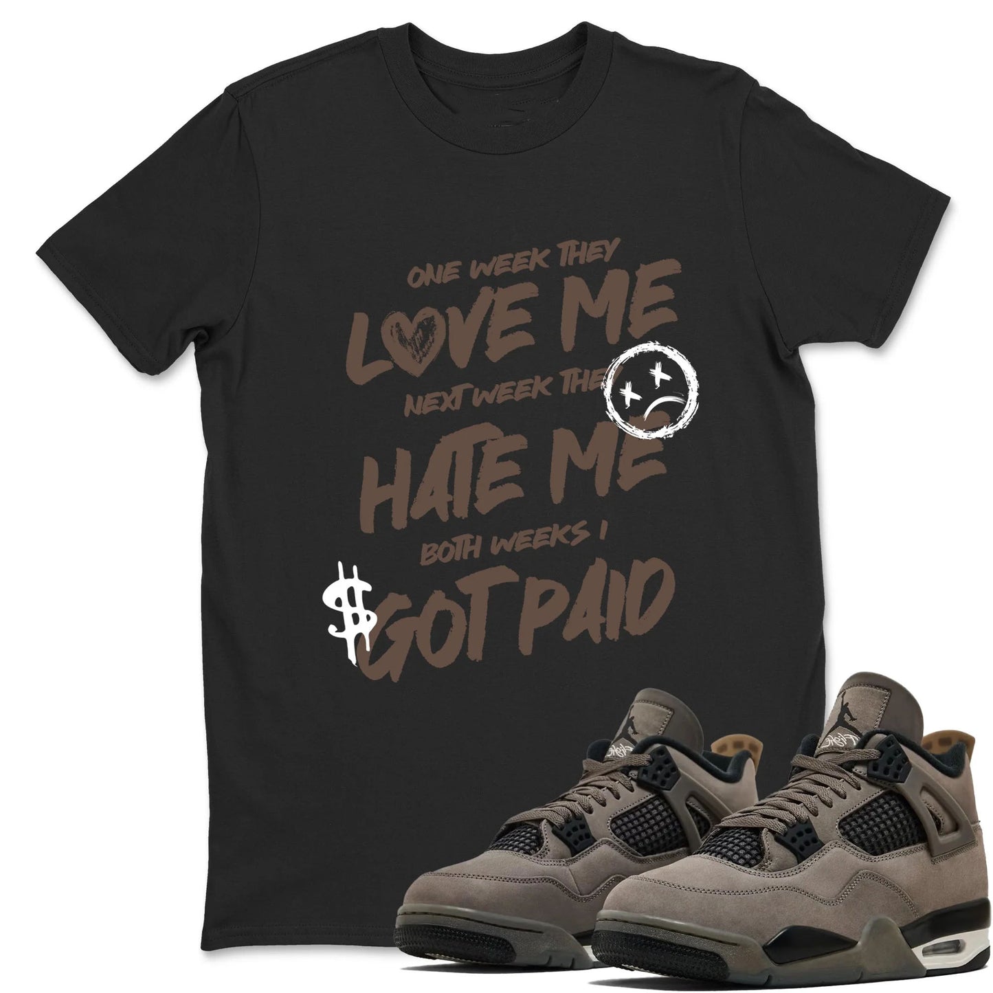 I Got Paid Sneaker Tees - Air Jordan 4 Cave Stone