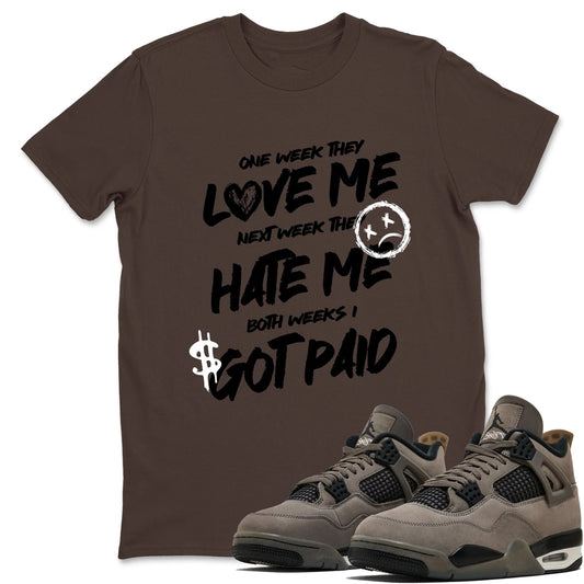I Got Paid Sneaker Tees - Air Jordan 4 Cave Stone
