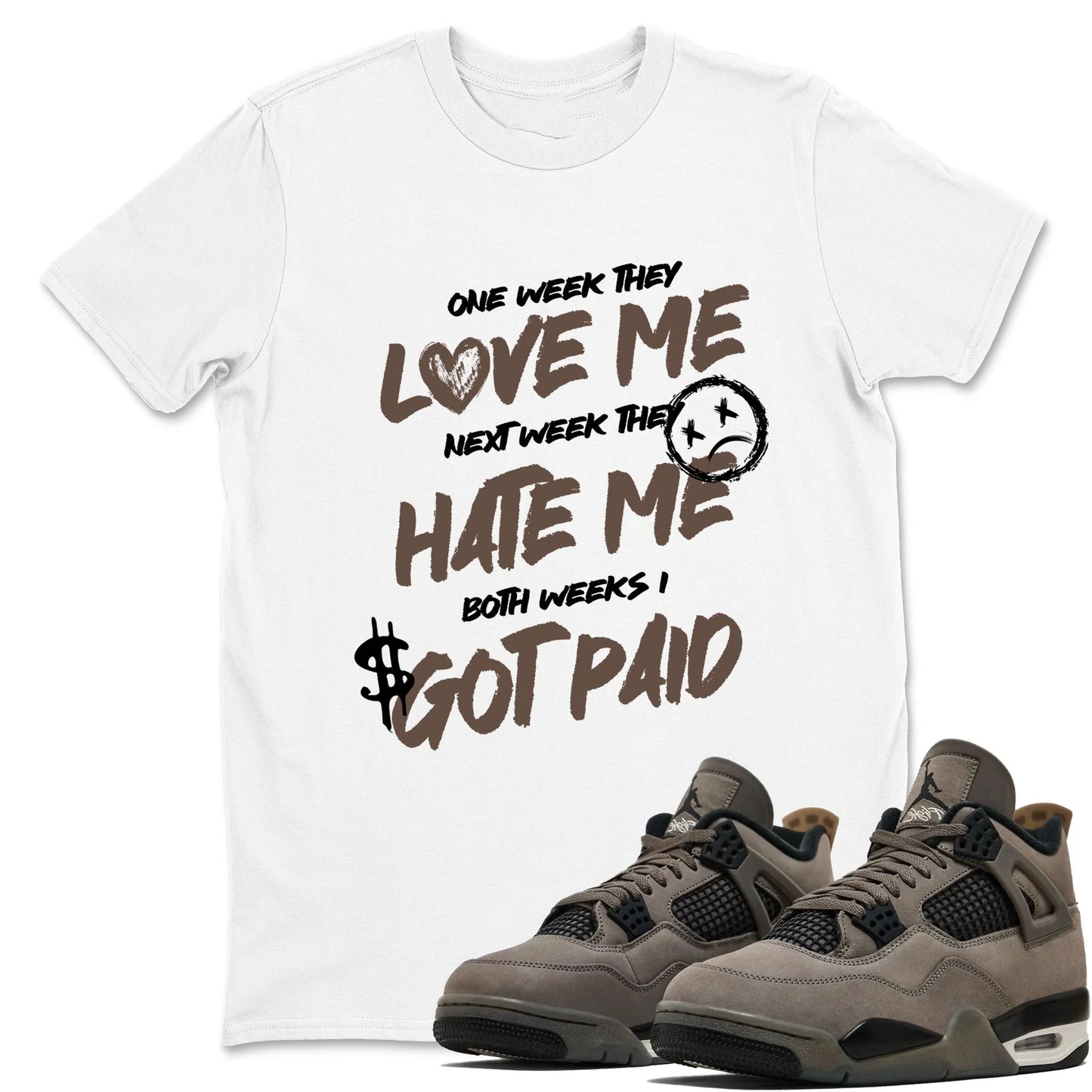 I Got Paid Sneaker Tees - Air Jordan 4 Cave Stone