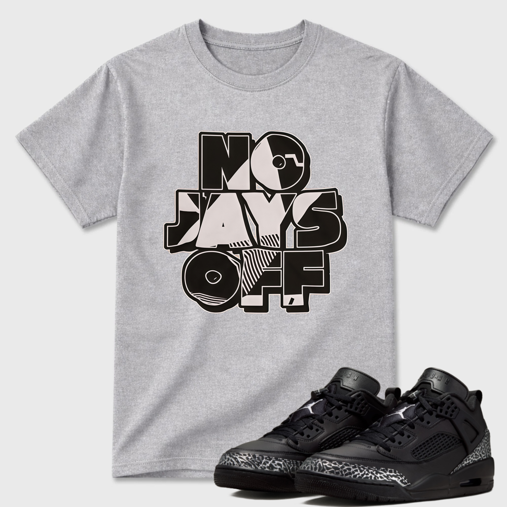 Jay All Day Sneaker Shirt Black to Match Jordan 4 Black Cat