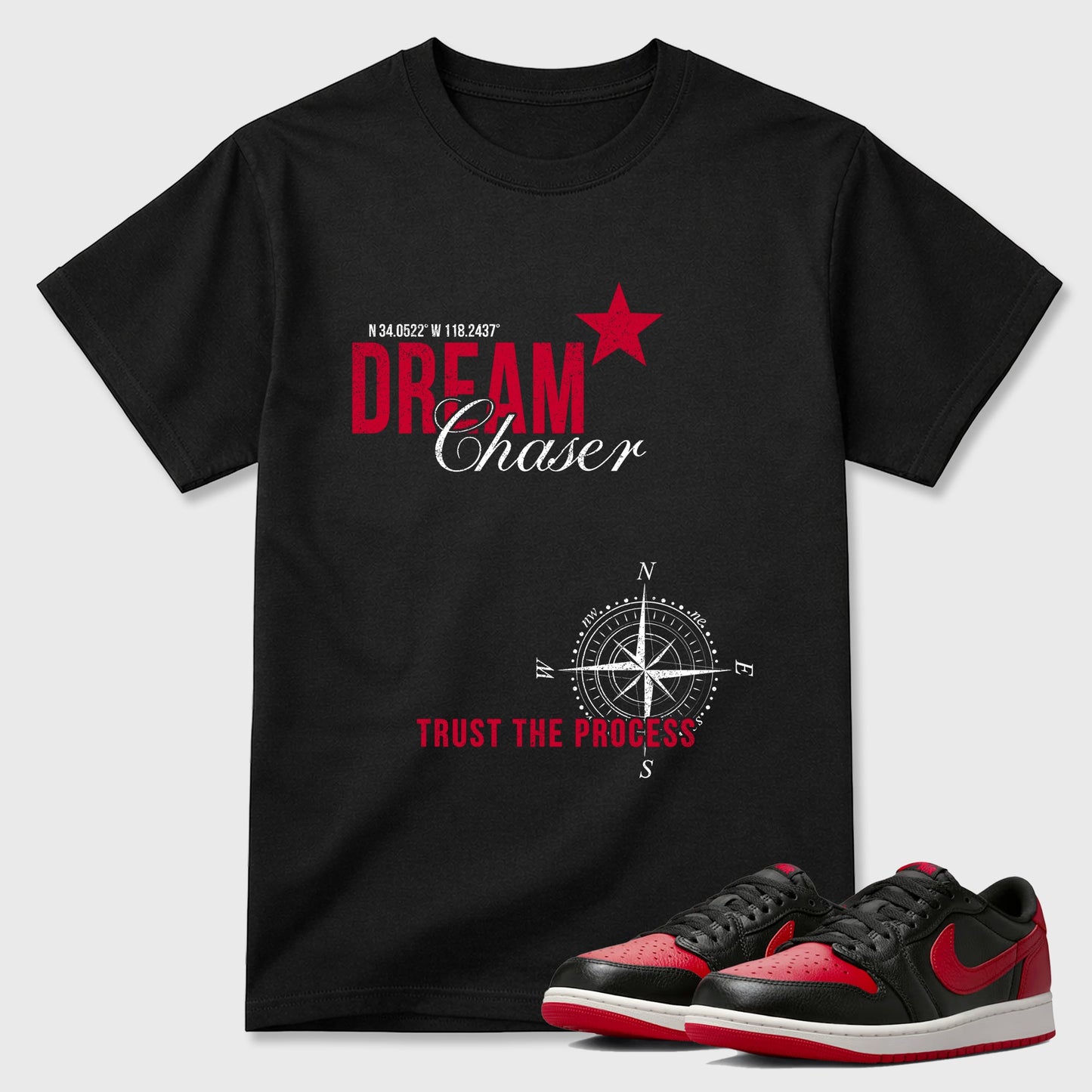 Dream Chaser  Sneaker Tees - Air Jordan 1 Banned
