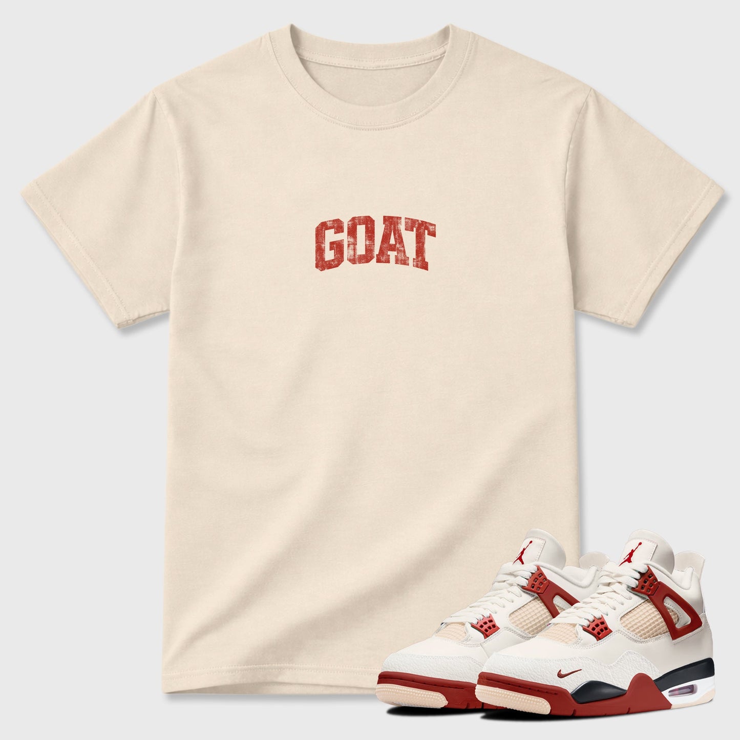 Vintage Goat  Sneaker Tees - Air Jordan 4 Brick After Brick