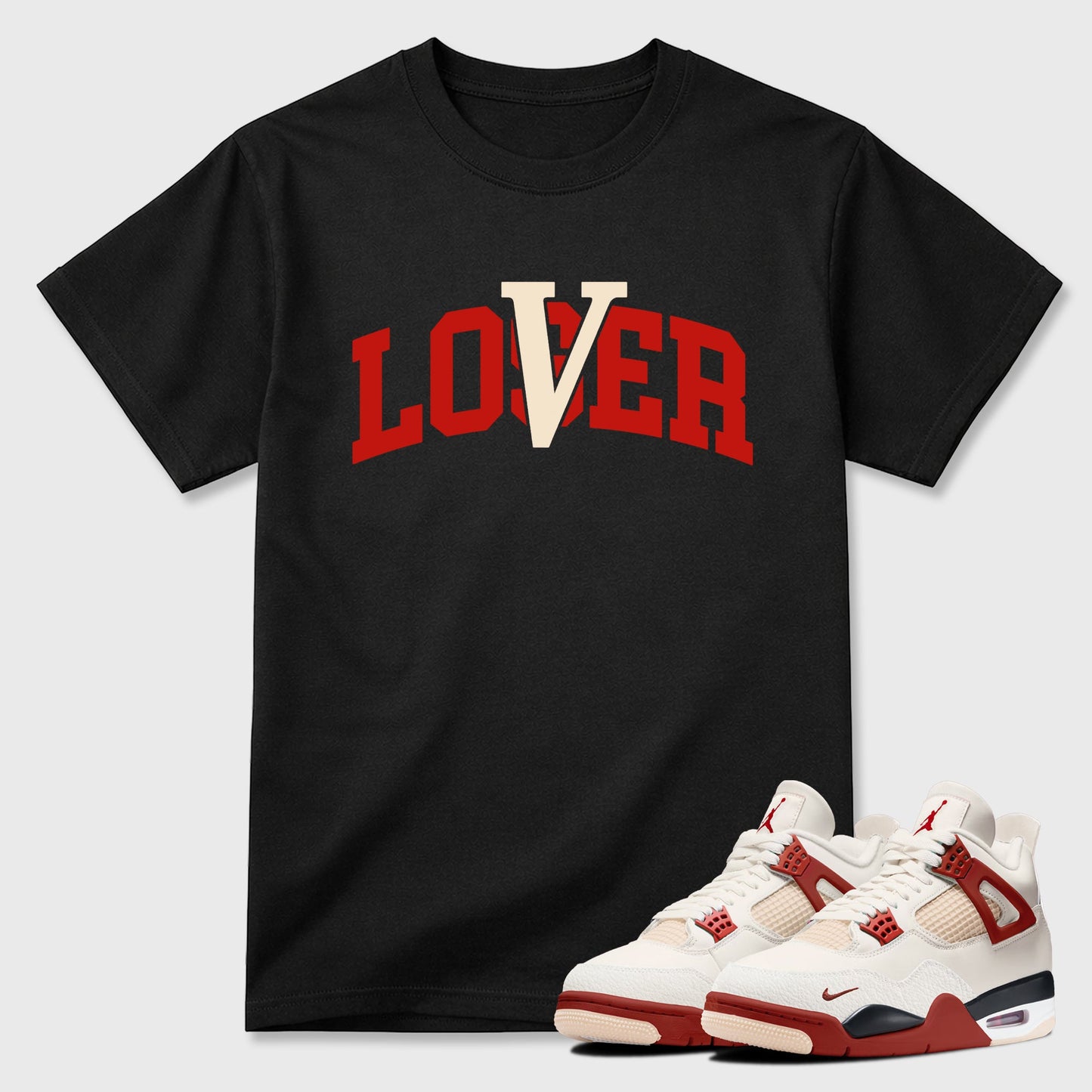 Loser Lover Varsity  Sneaker Tees - Air Jordan 4 Brick After Brick