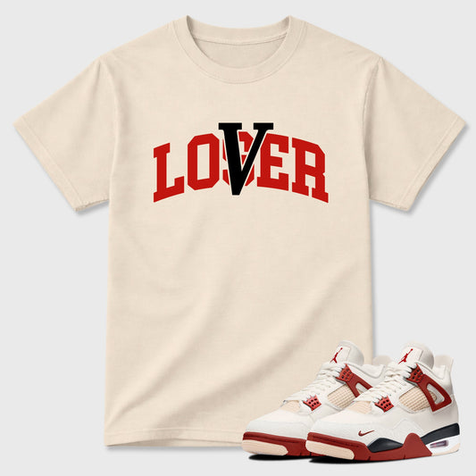Loser Lover Varsity  Sneaker Tees - Air Jordan 4 Brick After Brick