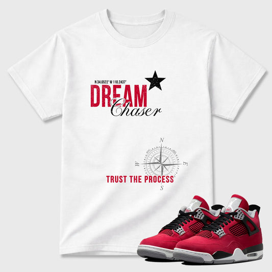 Dream Chaser Sneaker Tees - Air Jordan 4 Toro Bravo