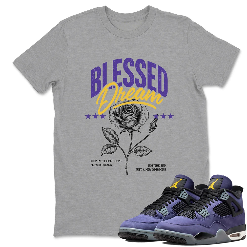 Blessed Dream RUNIX  Sneaker Tees - Air Jordan 4 Lakeshow