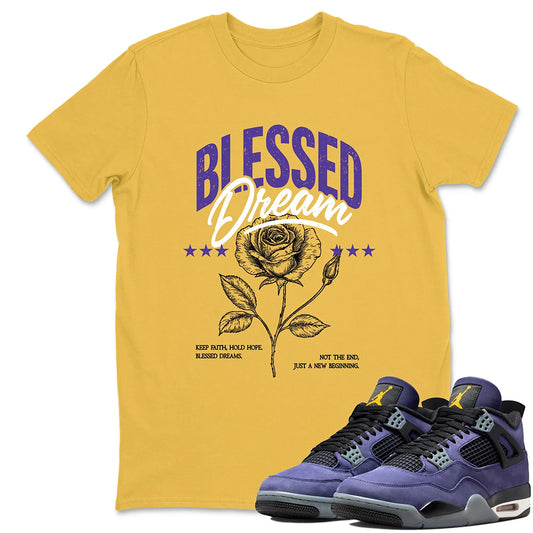 Blessed Dream RUNIX  Sneaker Tees - Air Jordan 4 Lakeshow