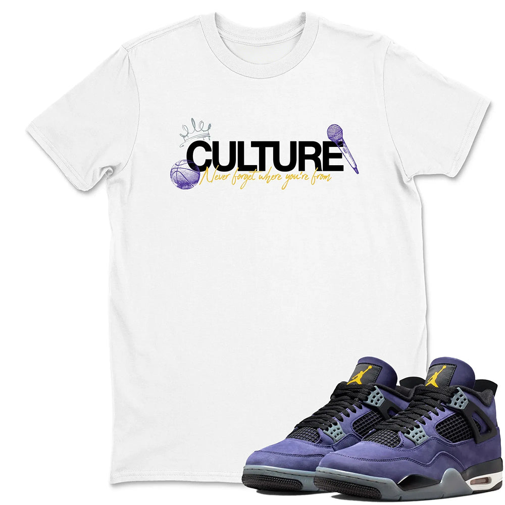 Culture RUNIX  Sneaker Tees - Air Jordan 4 Lakeshow