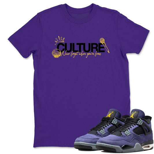 Culture RUNIX  Sneaker Tees - Air Jordan 4 Lakeshow
