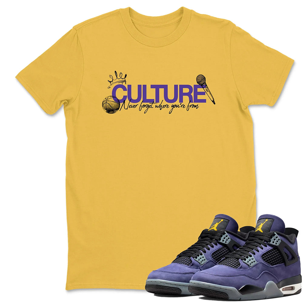 Culture RUNIX  Sneaker Tees - Air Jordan 4 Lakeshow