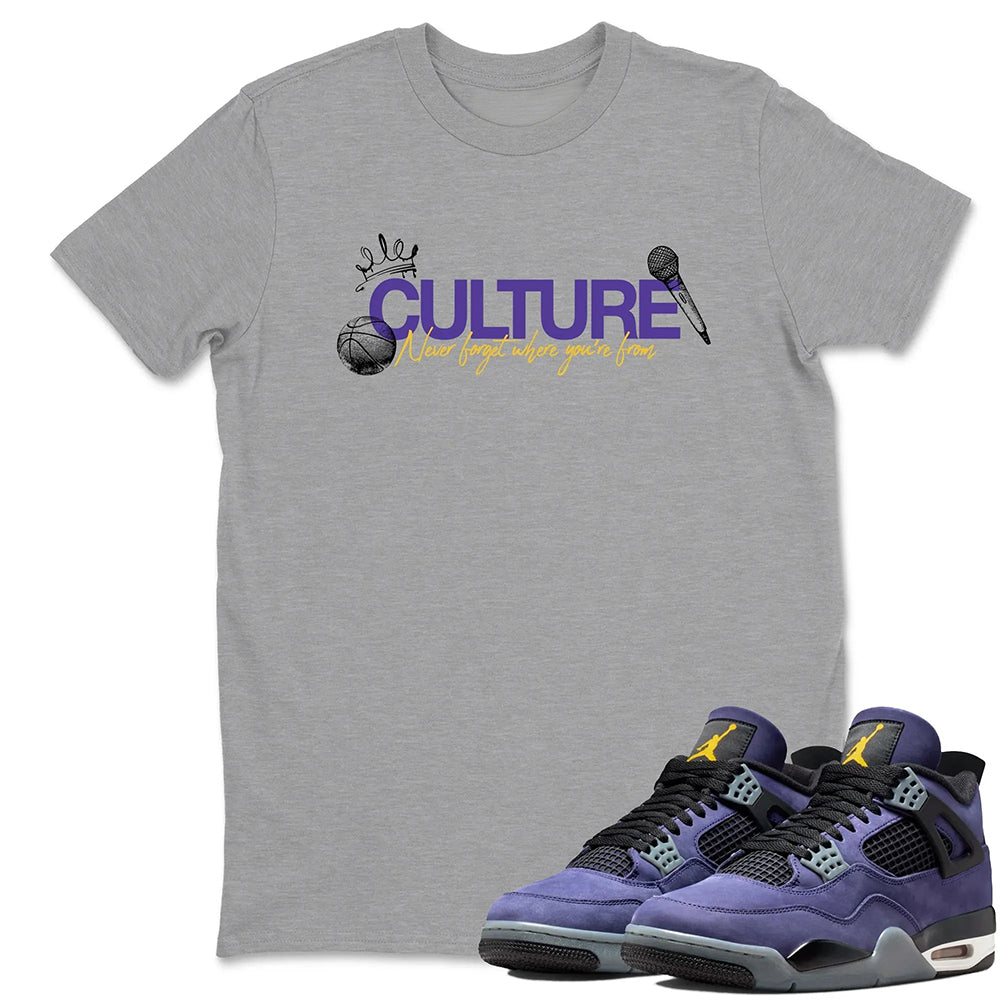 Culture RUNIX  Sneaker Tees - Air Jordan 4 Lakeshow