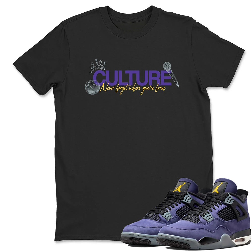 Culture RUNIX  Sneaker Tees - Air Jordan 4 Lakeshow