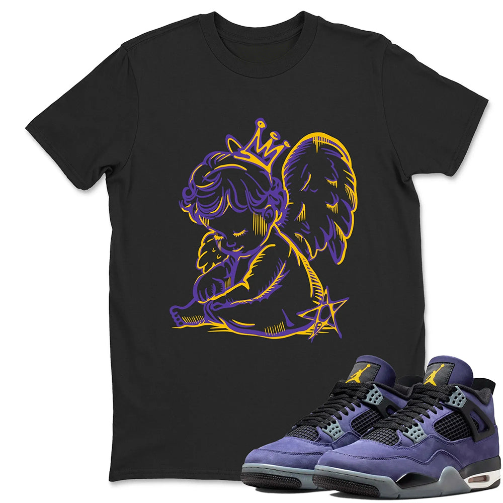 Divine Storm RUNIX  Sneaker Tees - Air Jordan 4 Lakeshow