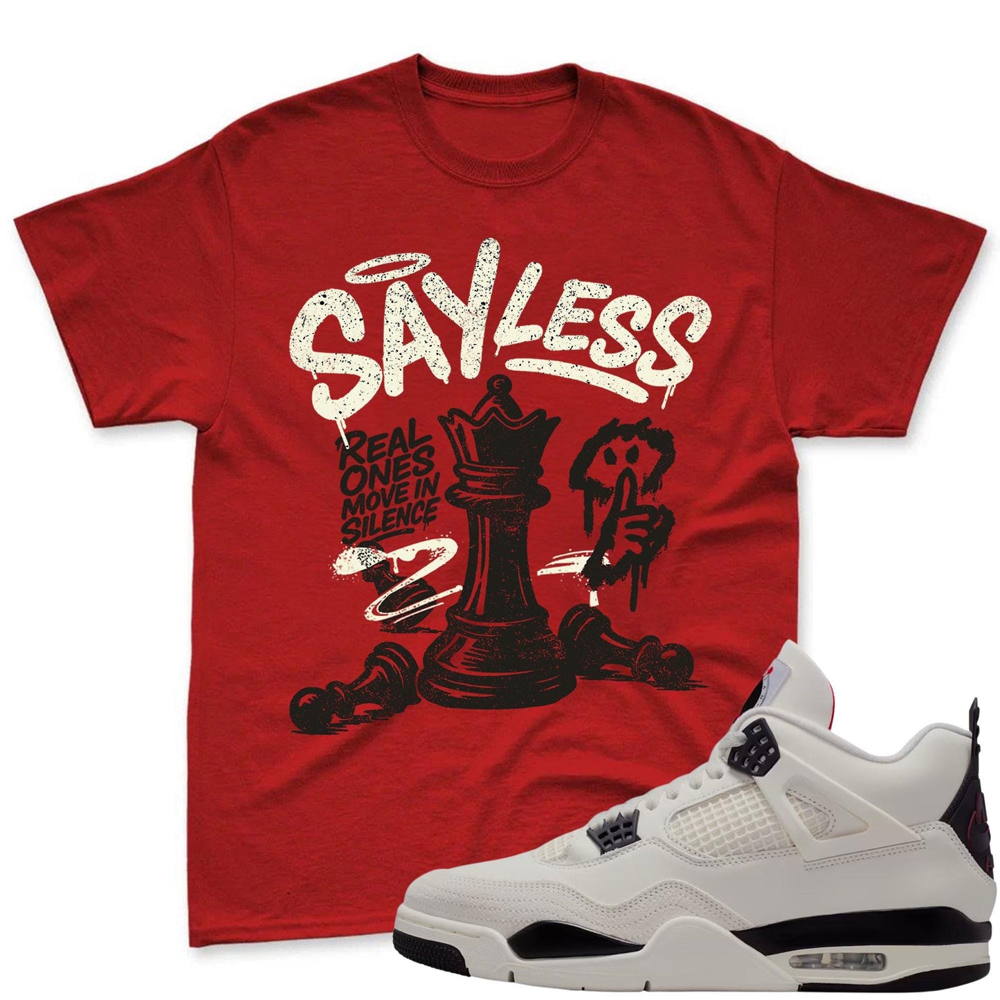 SAYLESS!Jordan 4 Flight Club Sneaker MactchingT-Shirt