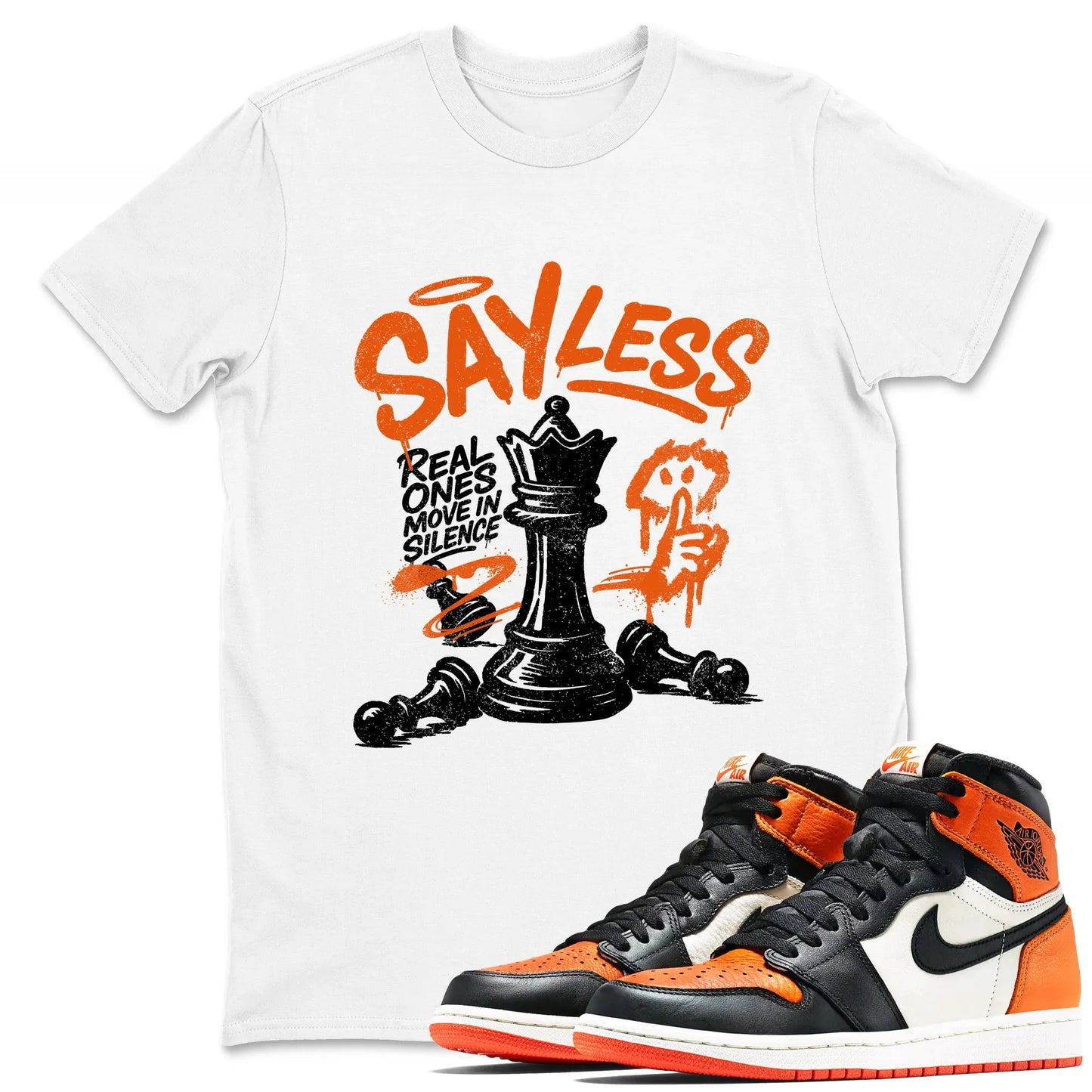 Say Less RUNIX Sneaker Tees - Air Jordan 1 Shattered Backboard