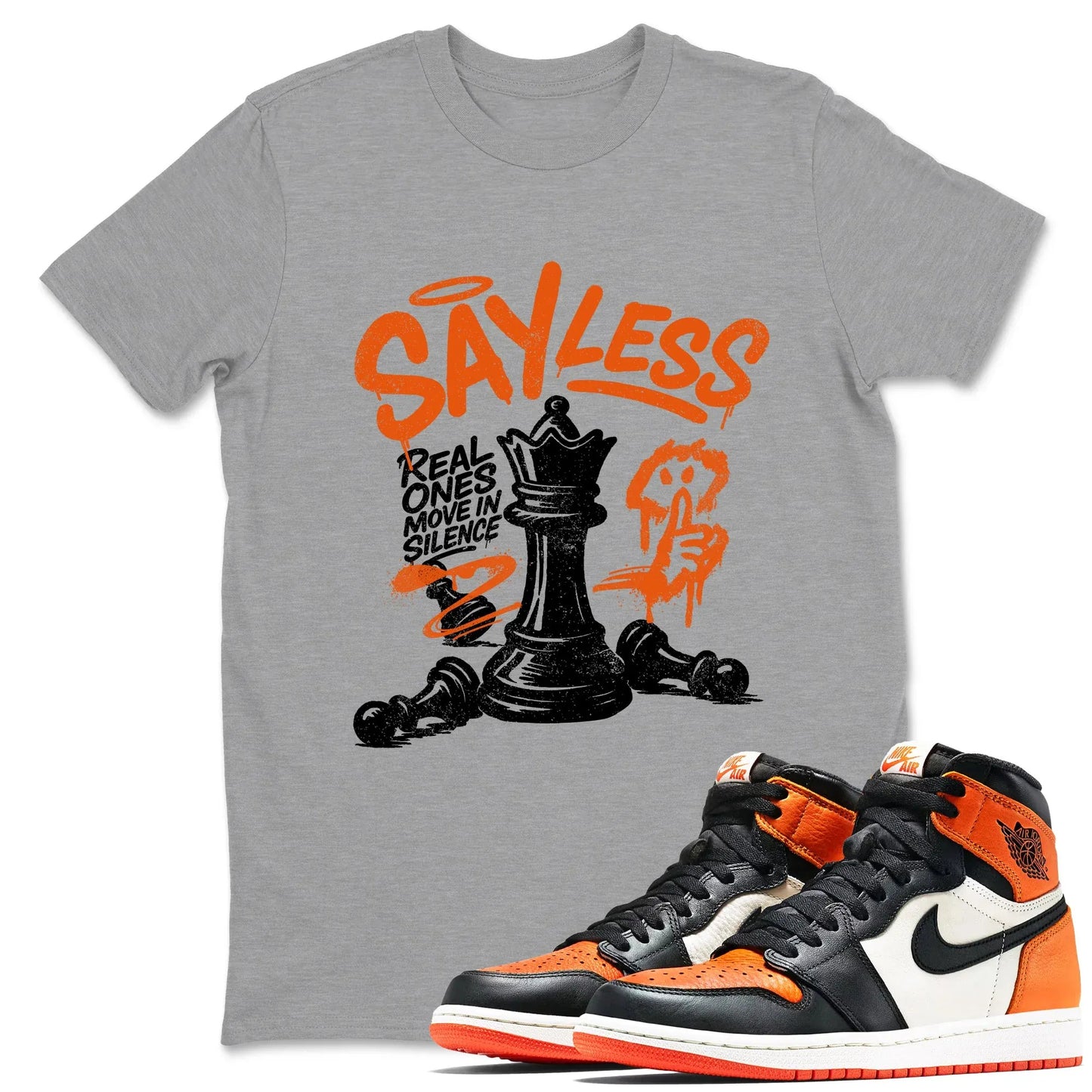 Say Less RUNIX Sneaker Tees - Air Jordan 1 Shattered Backboard
