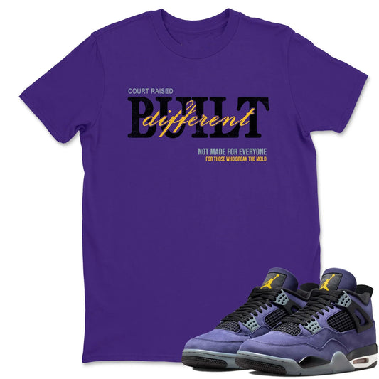 Vintage Built Different RUNIX  Sneaker Tees - Air Jordan 4 Lakeshow